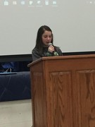 Student speaking
