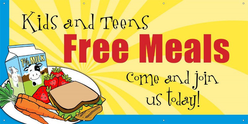 Lunch with words Kids and Teens Free Meals Com and Join us Today!