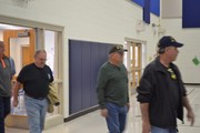 Veterans Entering.