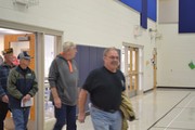 Veterans Entering.