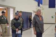Veterans Entering.