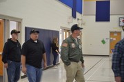 Veterans Entering.