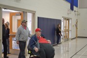 Veterans Entering.