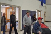 Veterans Entering.
