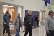 Veterans Entering.