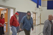 Veterans Entering.