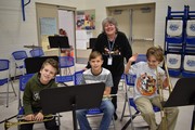 band members and Mrs. Durgin