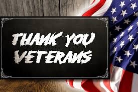 thank you veterans on flag